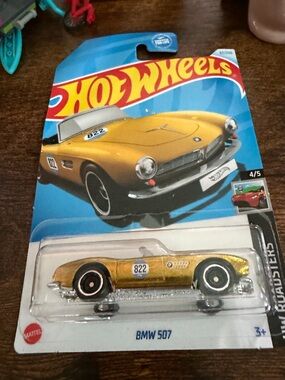 Hot Wheels BMW 507 Die-Cast Toy Car - Gold